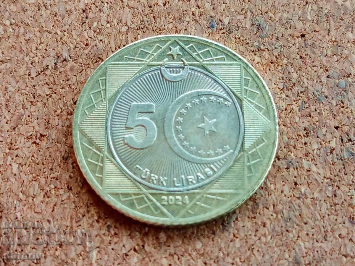 Turcia 5 lire, 2004