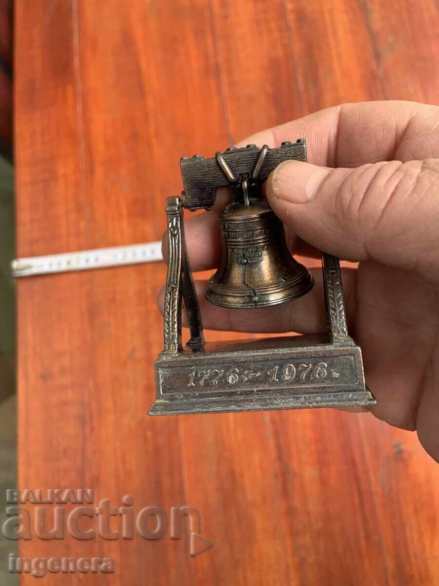 Licitație CLOPOT DE CLOPOT DIN ALAMĂ BRONZ CLOPOT ASCHIETOR 1976