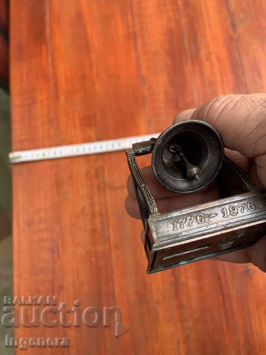 CLOPOT DE CLOPOT DIN ALAMĂ BRONZ CLOPOT ASCHIETOR 1976 - 5