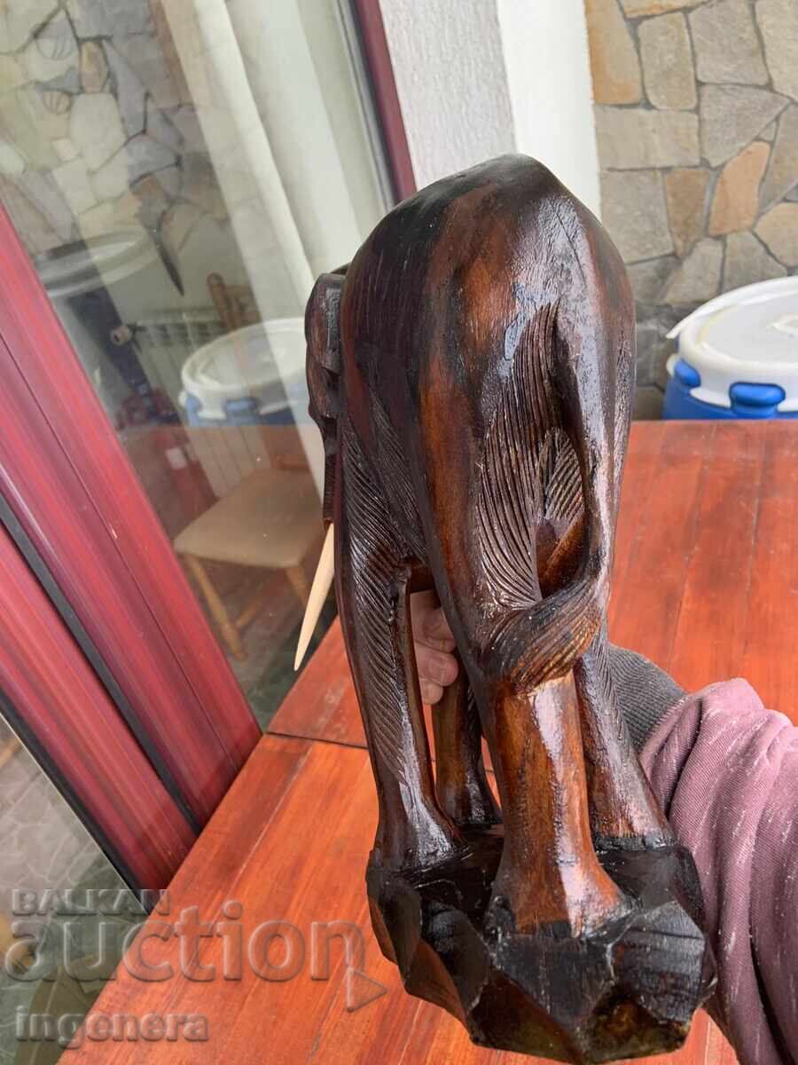 Livrarea FIGURĂ SCULPTURĂ SCULPTURĂ ÎN LEMN ELEFANT ENORM LUCRARE DE MAESTRU