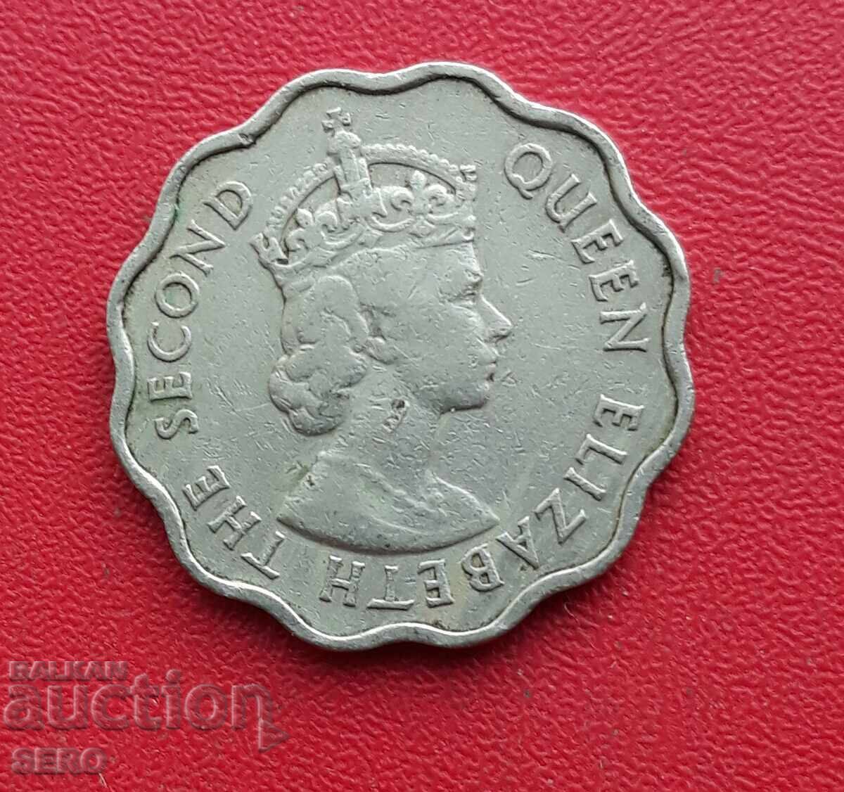 Μαυρίκιος - 10 λεπτά 1959 - μικρή κυκλοφορία και σπάνιο με τιμή € 3.00 | 5.87 BGN