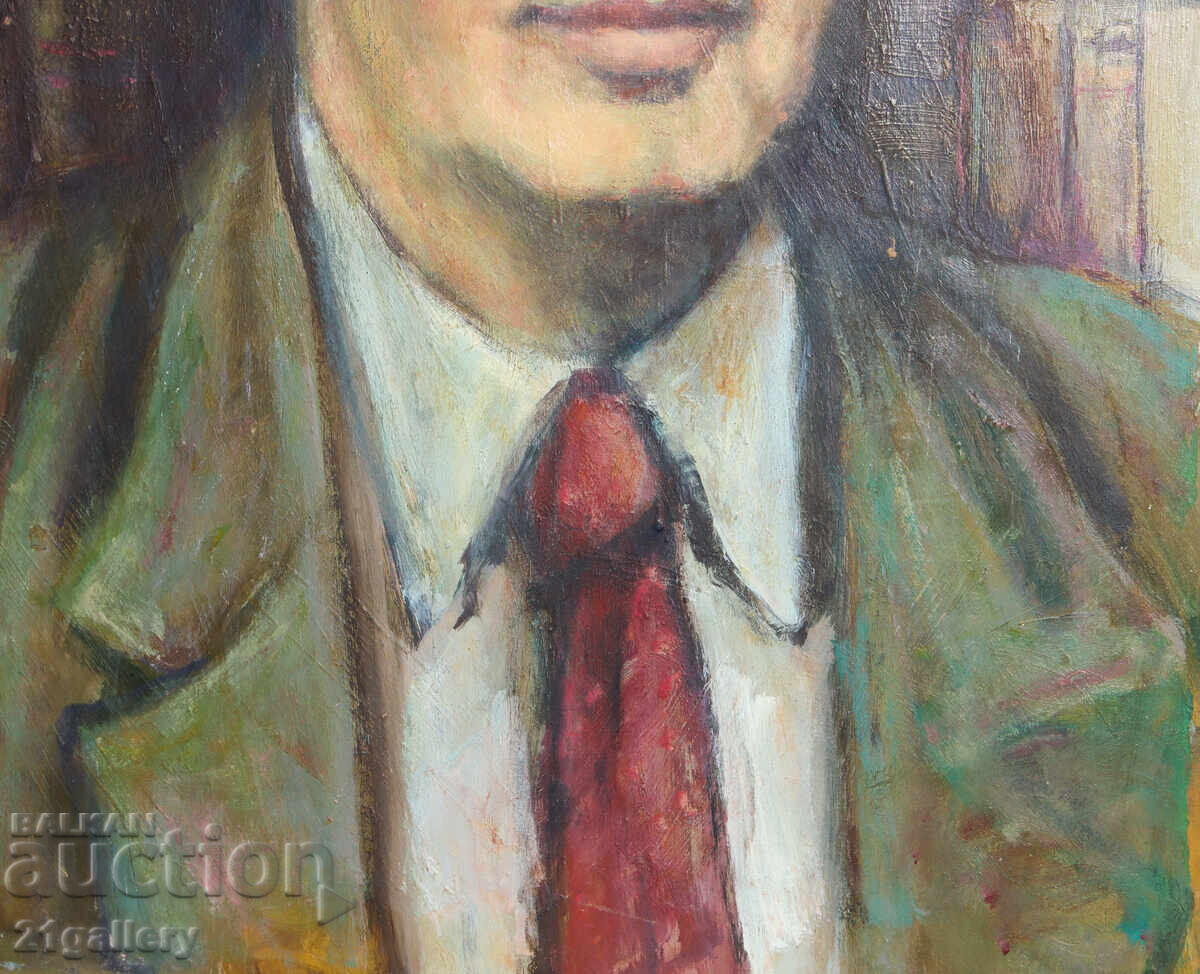 Livrarea Tablou ulei 1981. Portret Livrarea Tablou ulei 1981. Portret