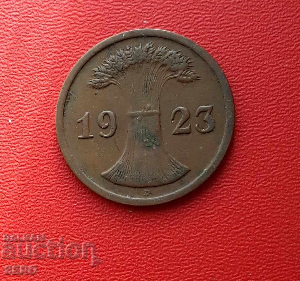 Germania-2 pfennig 1923 D-München-an rar cu preț € 1.50 | 2.93 BGN