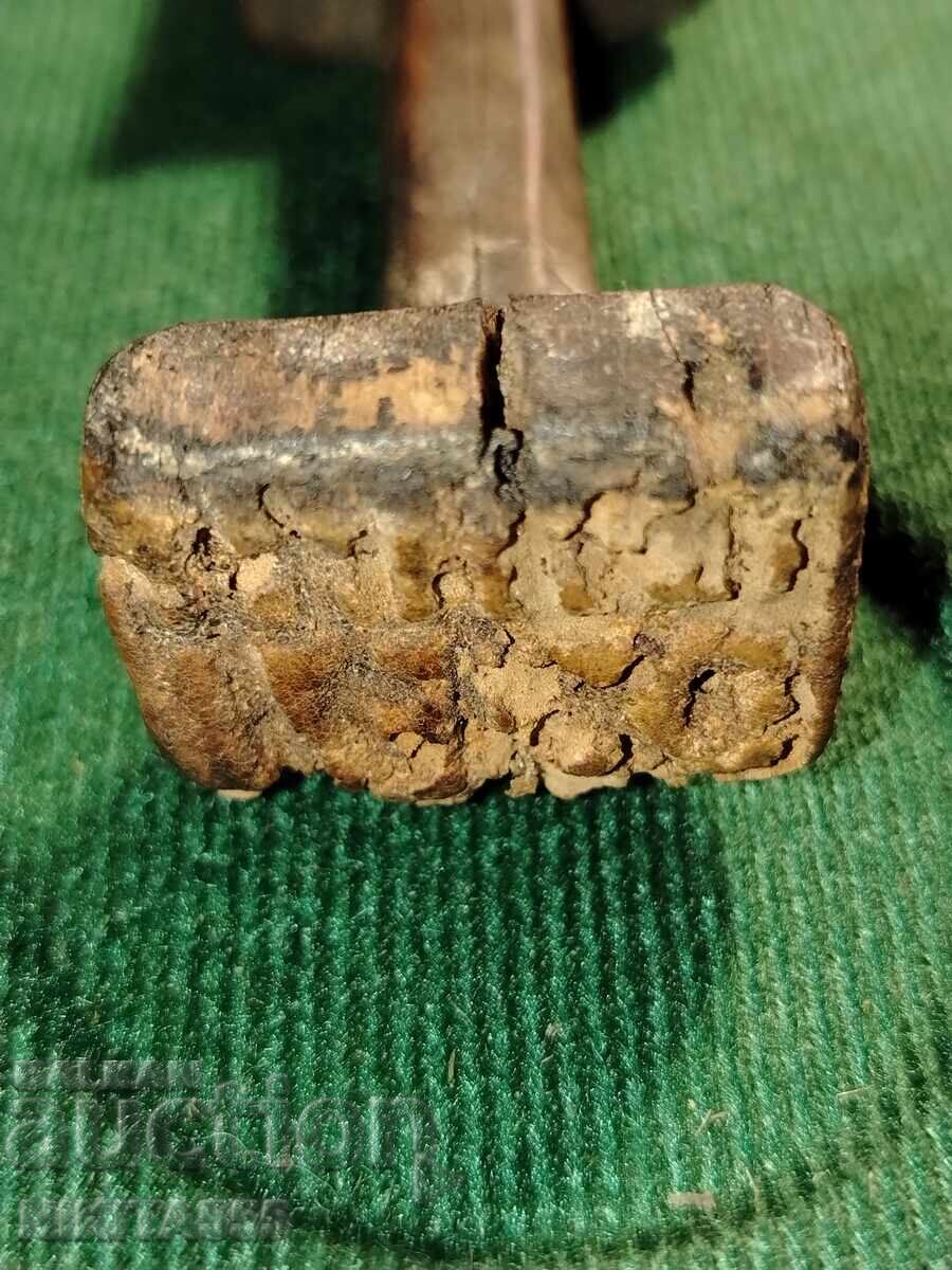 Vechi ștampila de lemn pentru pâine - Prosfor - 6