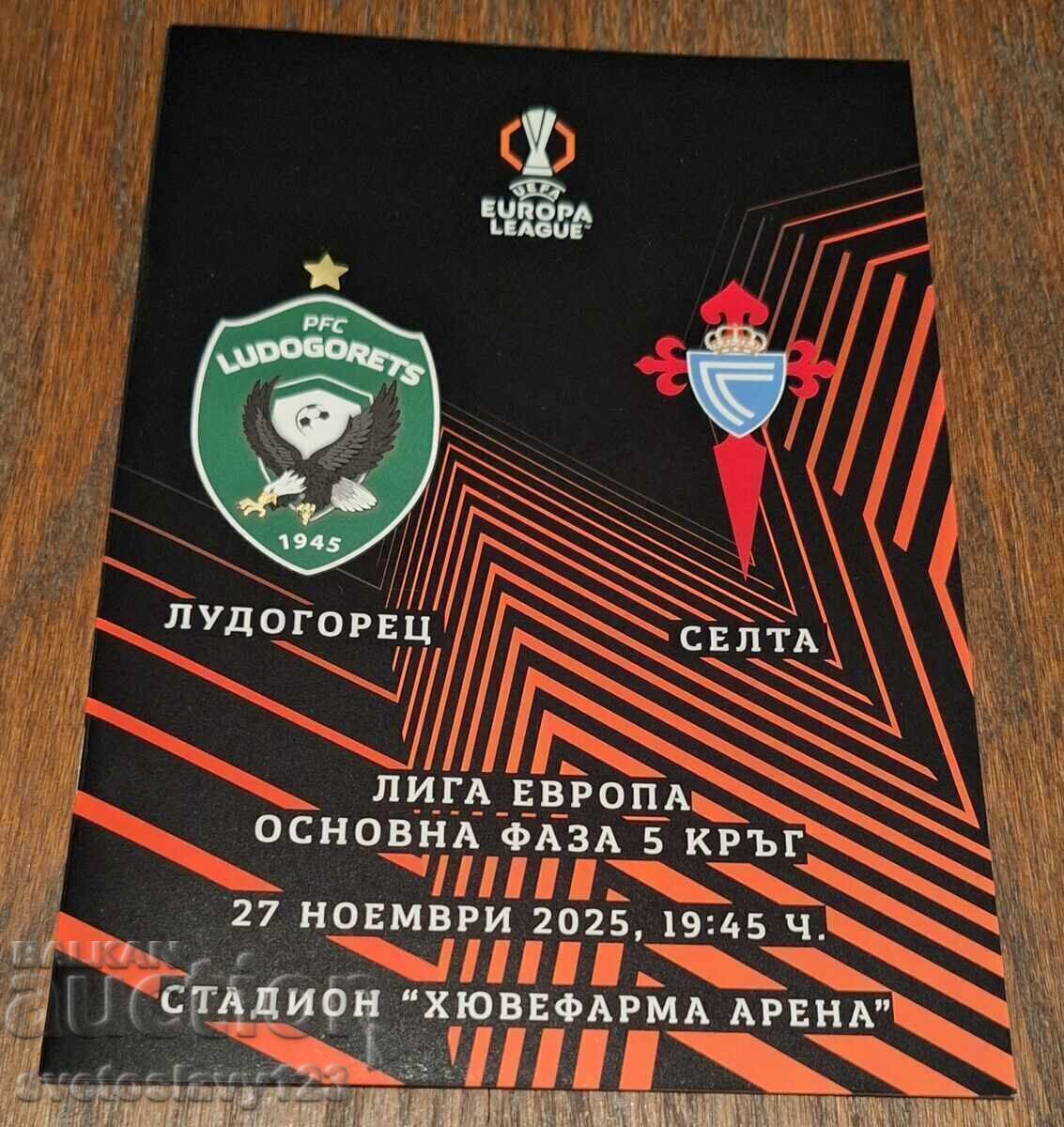 Ludogoreț - Celta Vigo 27.11.2025 program oficial Ludogoreț - Celta Vigo 27.11.2025 program oficial