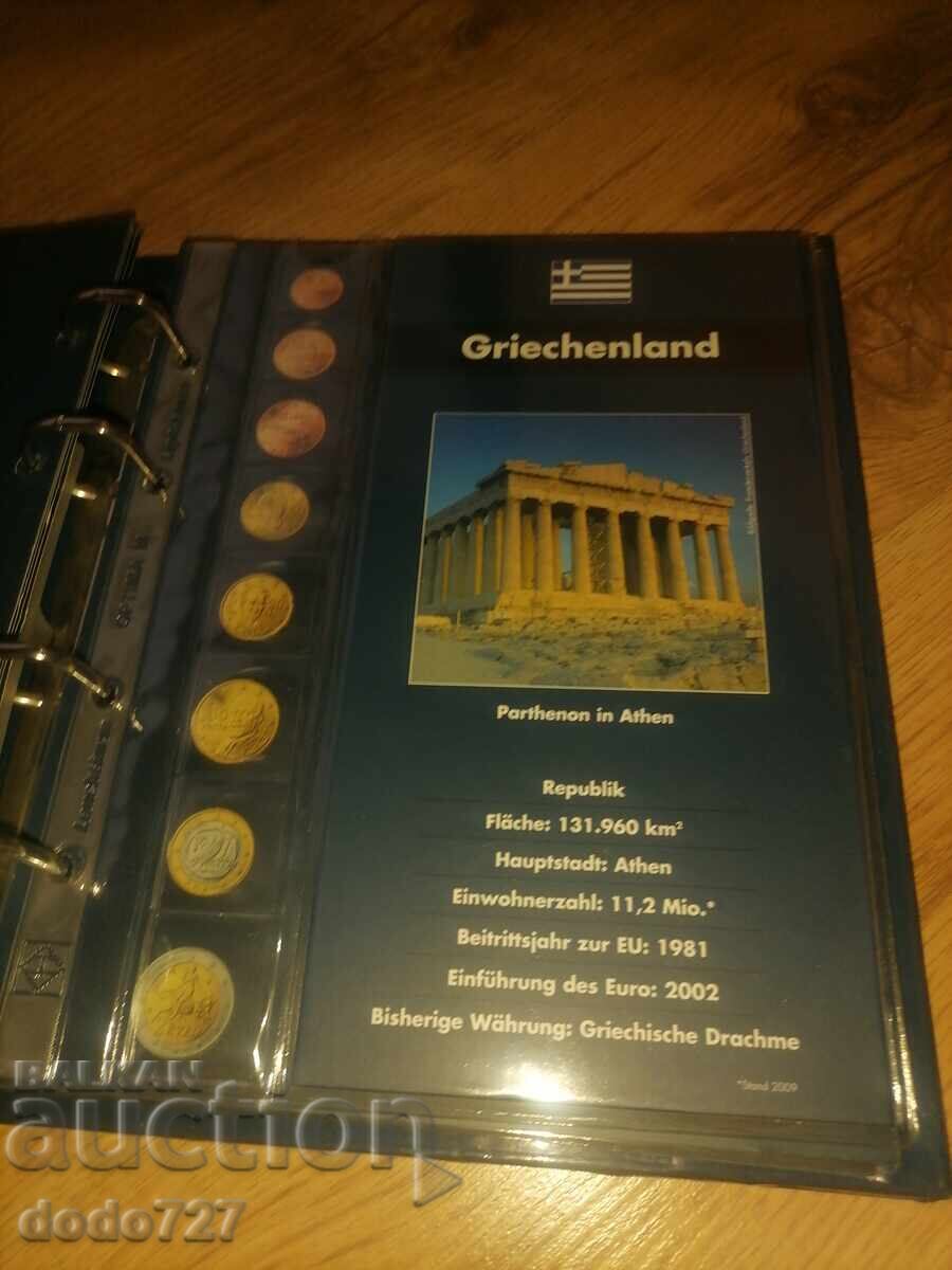 Clasor pentru monede Euro. Folosit - 6