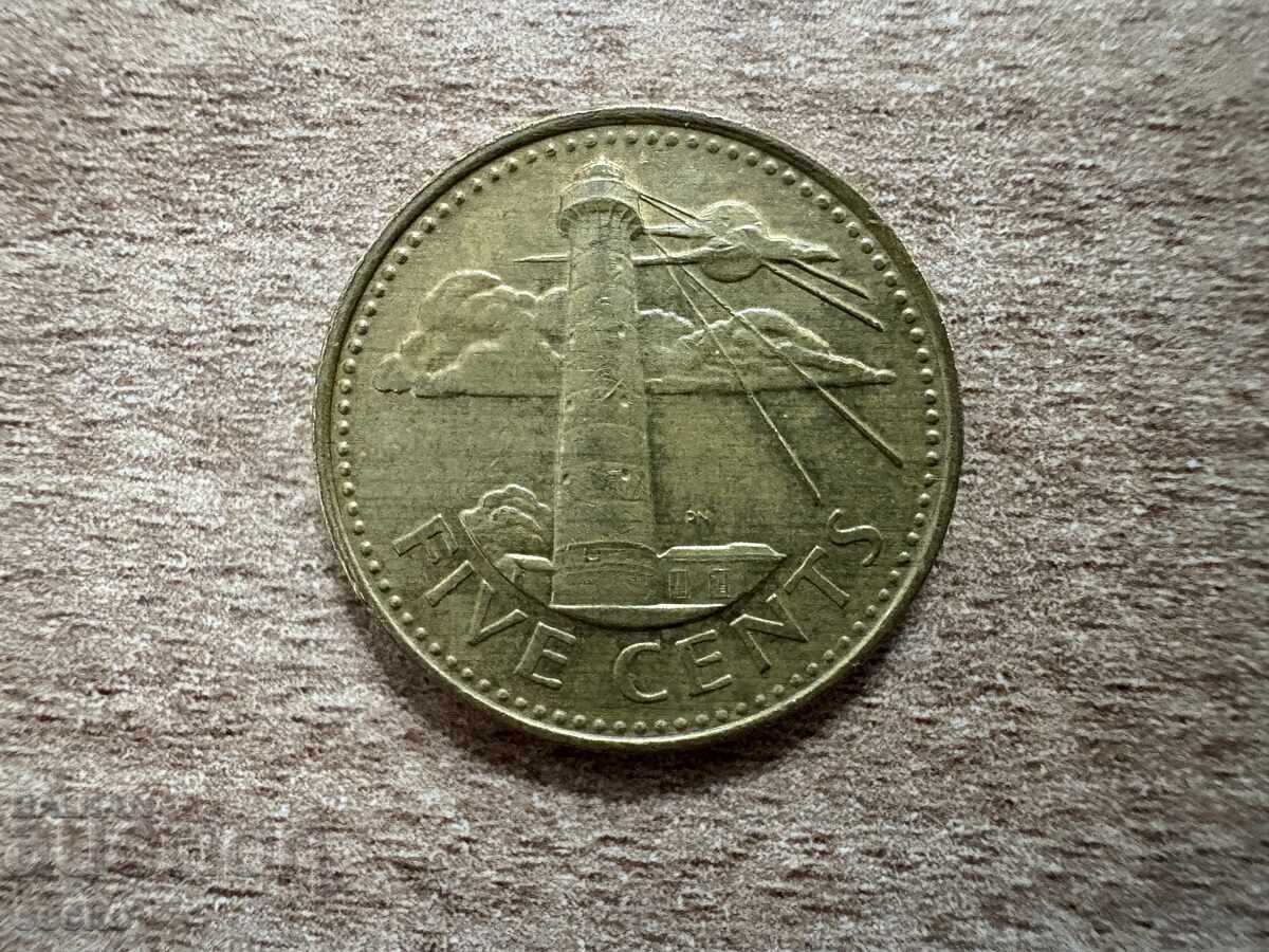 Barbados - 5 cenți (2005)