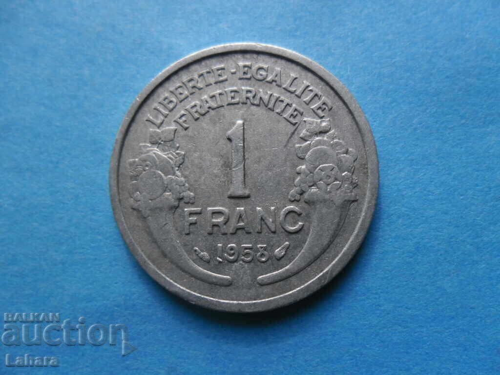 1 franc 1958 Franța