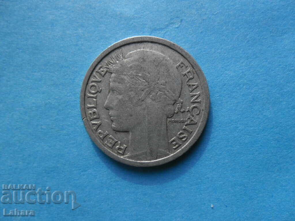 1 франк 1945  г. Франция с цена € 0.22 | 0.43 лв.