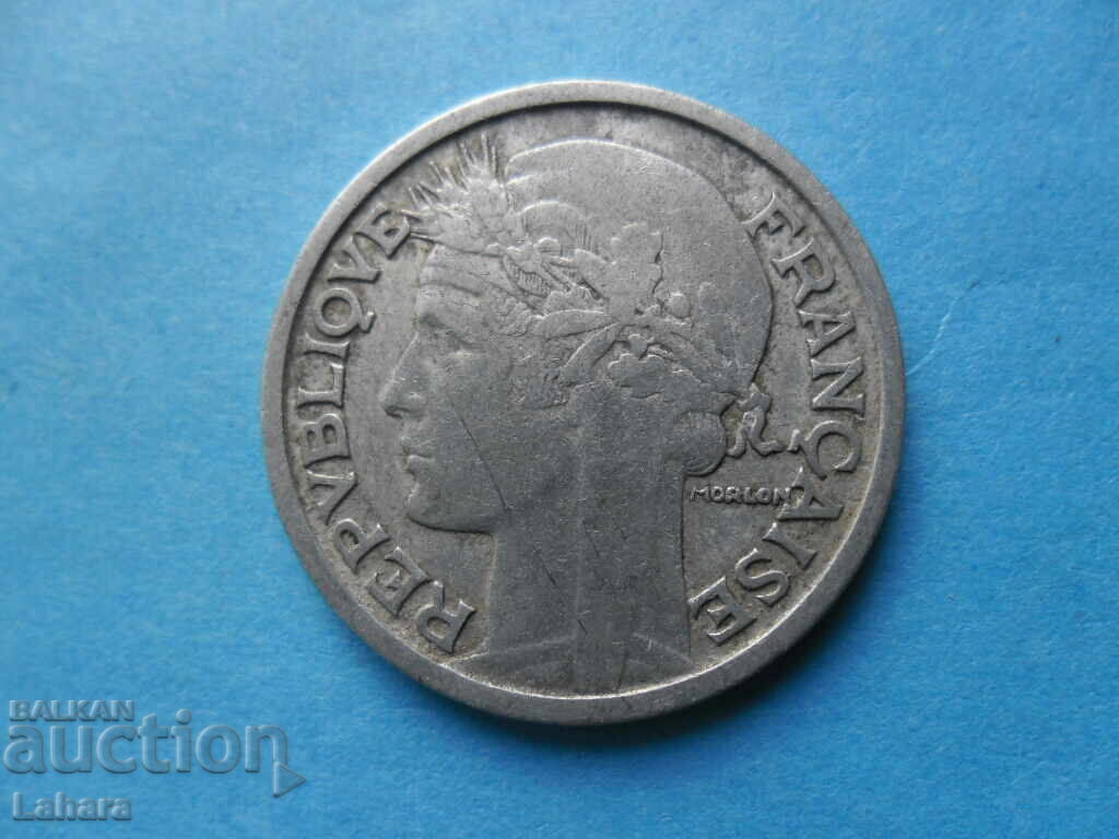 2 φράγκα 1949 g. Γαλλία με τιμή € 0.33 | 0.65 BGN