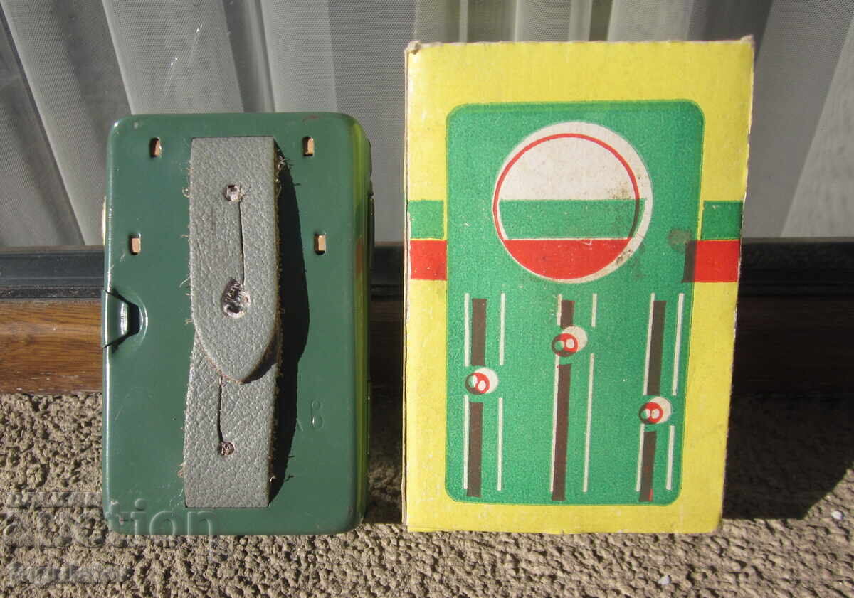 NRB Βουλγαρικό τετράχρωμο φακός από την εποχή του σοσιαλισμού με κουτί και βιβλιάριο - 6