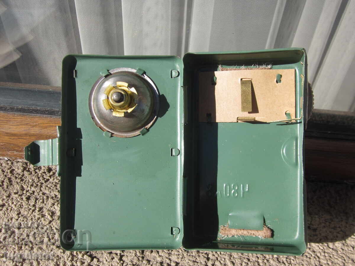 NRB Βουλγαρικό τετράχρωμο φακός από την εποχή του σοσιαλισμού με κουτί και βιβλιάριο - 7