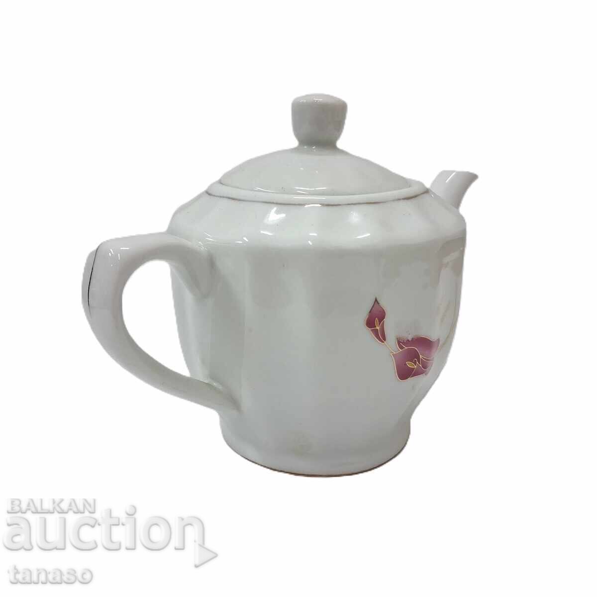 Delivery of Small porcelain Chinese teapot for tea, coffee, milk