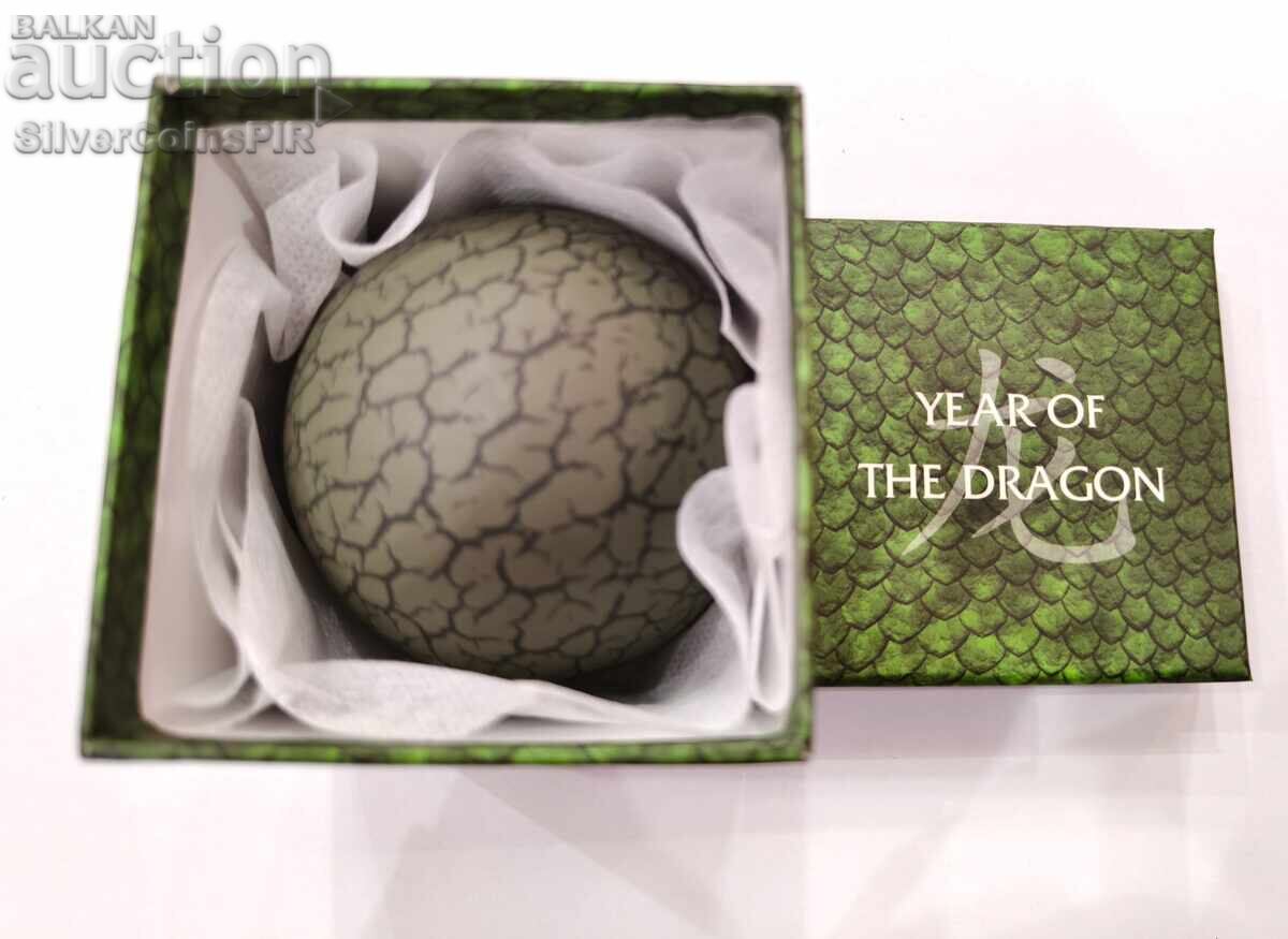 Argint 1/2 oz Anul Dragonului 2012 Insulele Niue - 5