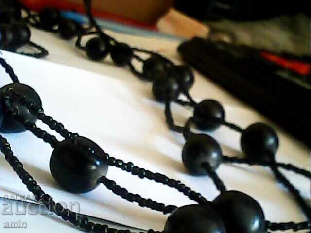 старо 3 редов колие от маниста е големи естествен камеек