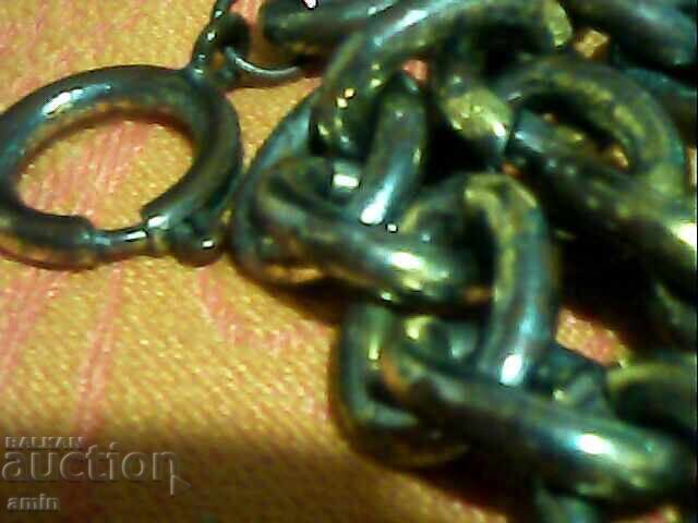 Auction  Old beautiful gold-plated silver bracelet 19cm