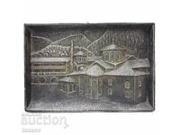 Old plaster panel - "Benkovski Monastery" (St. Mina, Sofia)