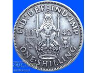 1 σελίνι 1942 Ηνωμένο Βασίλειο Γεώργιος V ΑΣΗΜΙ