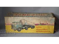 Cutie pentru jucărie veche germană model camion cisternă