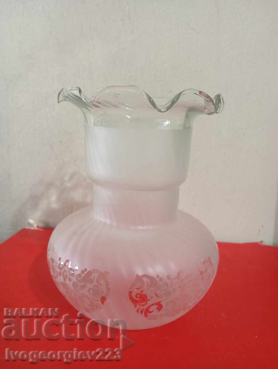 Δύο αμπαζούρ για λάμπα, πολυέλαιος σε στυλ αρτ ντεκό