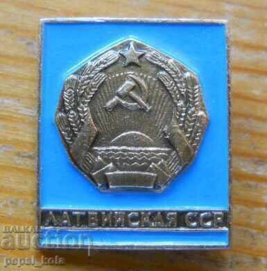 Emblemă "RSS Letonă" Emblemă "RSS Letonă"