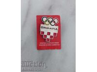 Значка - Олимпийски комитет на Хърватска