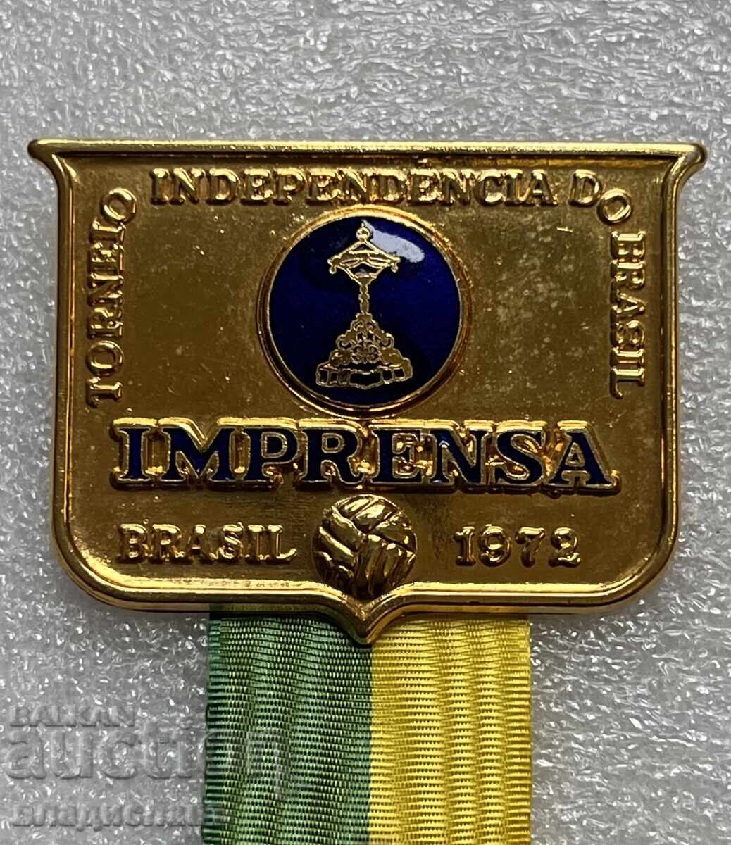 официална значка Купата на независимостта на Бразилия 1972 с цена € 300.00 | 586.75 лв.