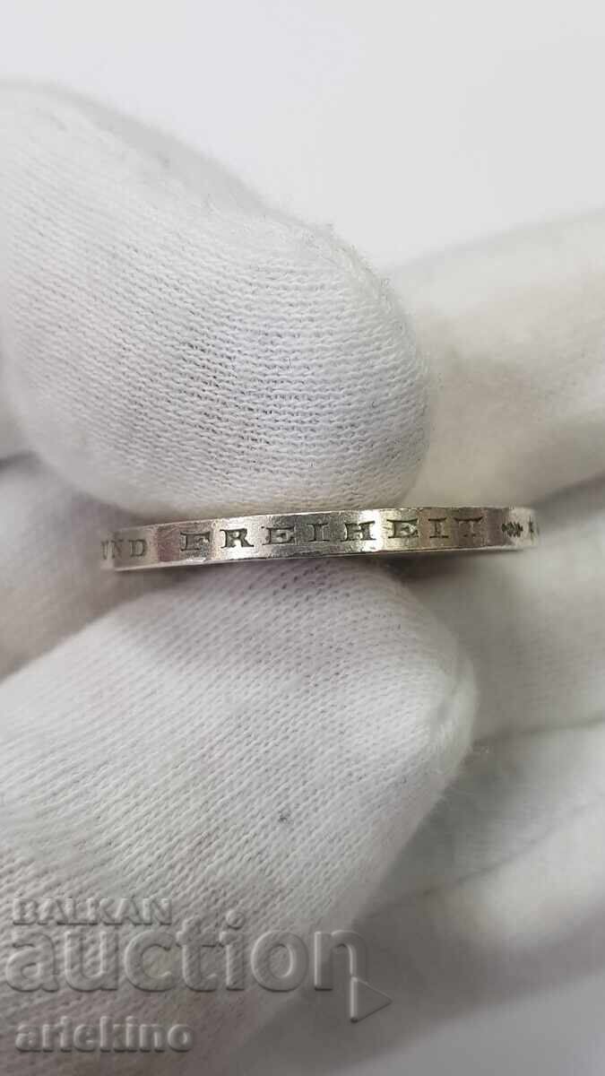 Livrarea Monedă rară de argint 3 mărci 1930 F Germania