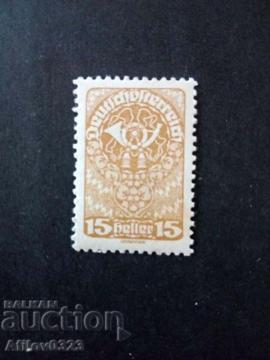 Марка неупотребена - Австрия.