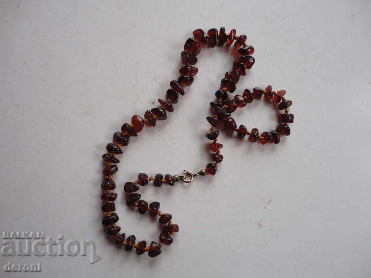 Δημοπρασία Υπέροχο κολιέ από κεχριμπάρι 11