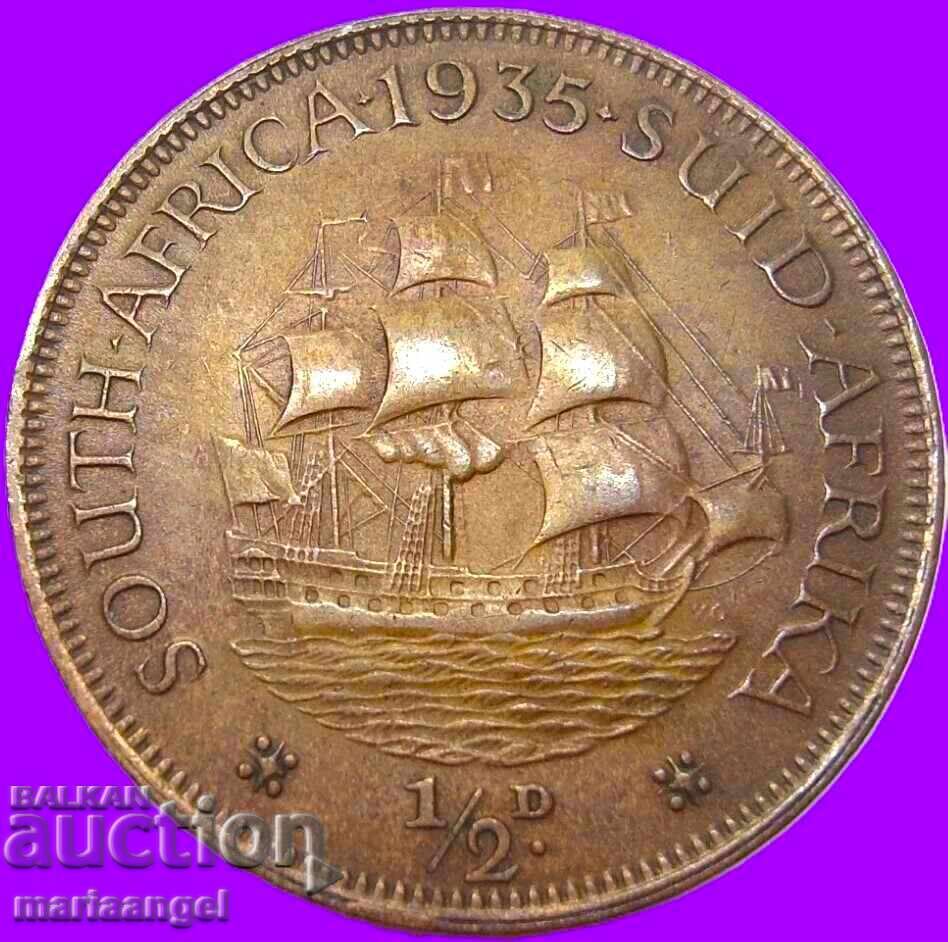 1/2 Penny 1935 Africa de Sud George V 1910-1936 - 5