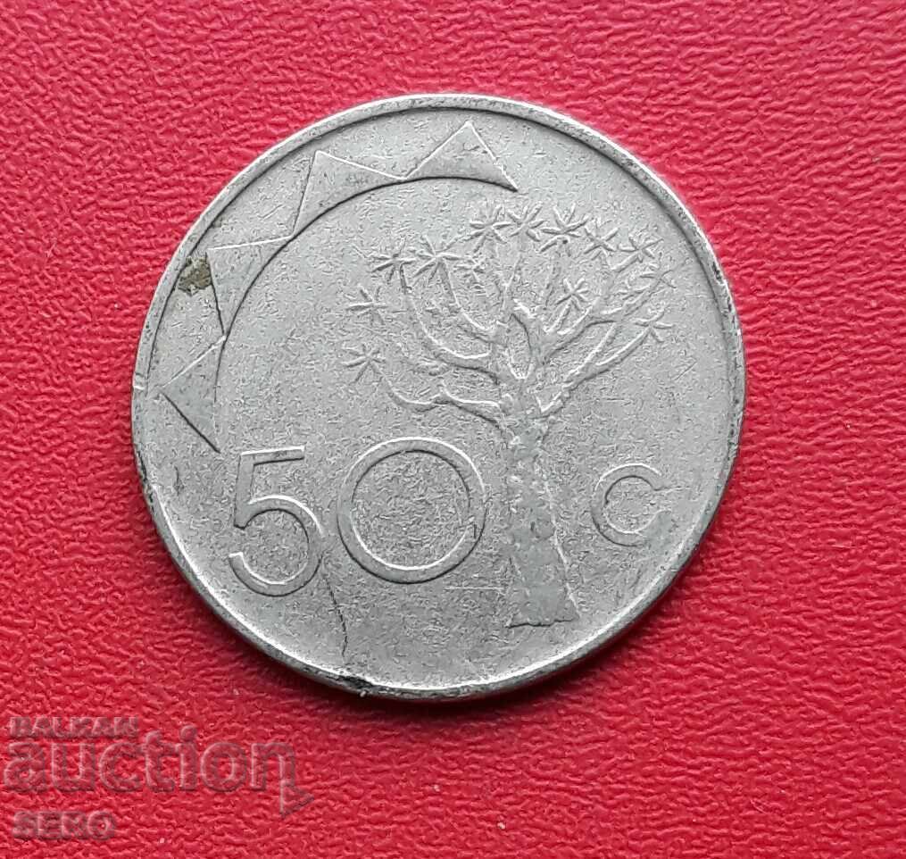 Namibia-50 cents 1993