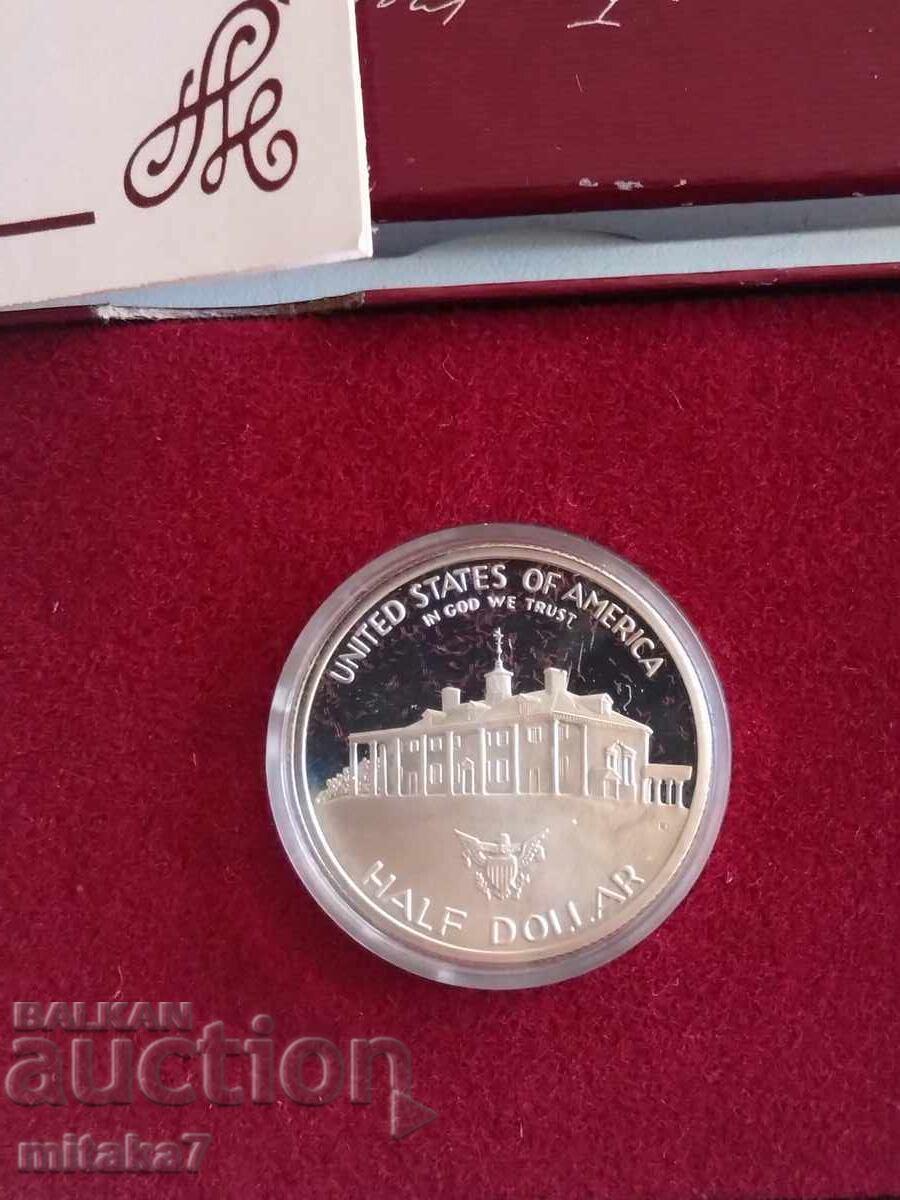 1/2 δολάριο 1982, ασήμι, ΗΠΑ με τιμή € 44.00 | 86.06 BGN