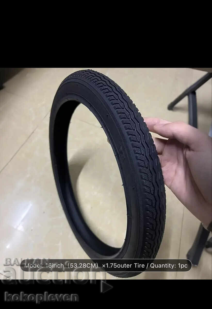 2τμχ. Εξωτερικά + εσωτερικά ελαστικά 16” με τιμή € 20.00 | 39.12 BGN