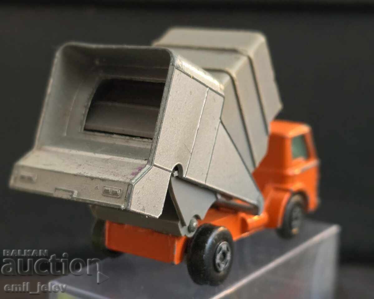 LESNEY MATCHBOX superfast-7A Refuse Truck 1970-1971 an - 5