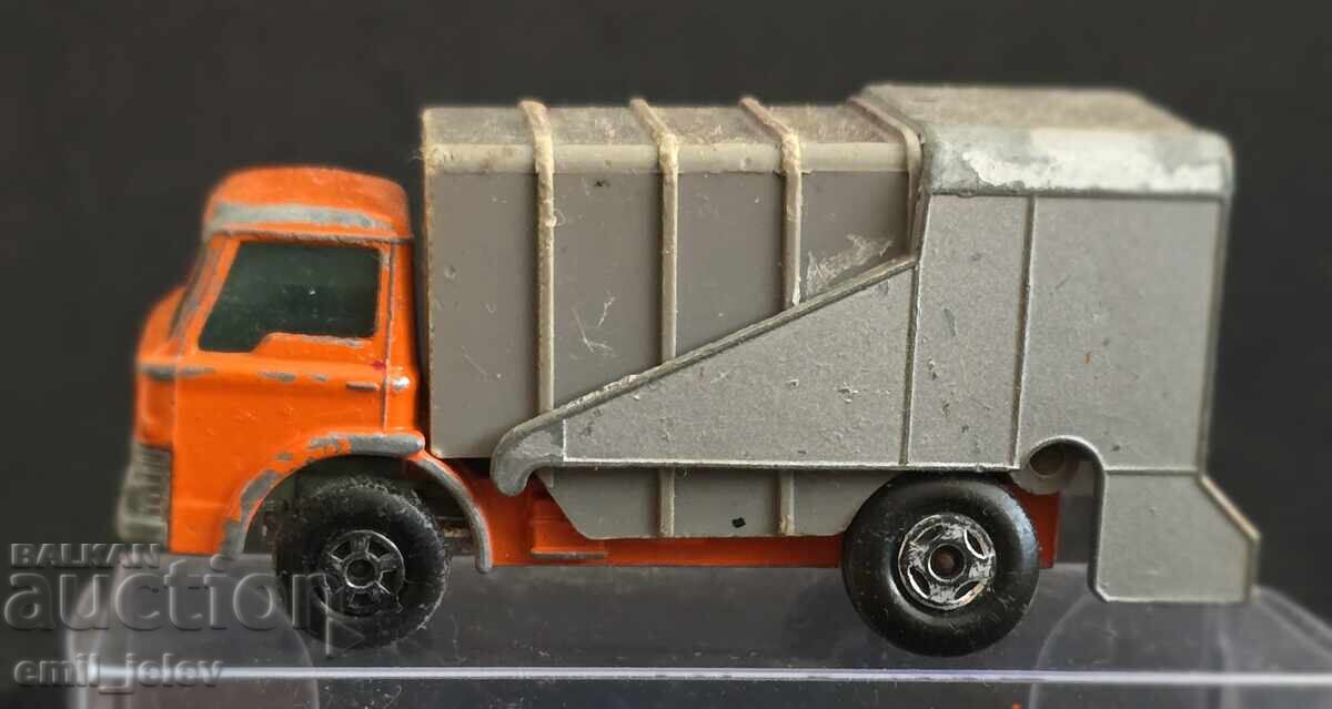 LESNEY MATCHBOX superfast-7A Refuse Truck 1970-1971 an