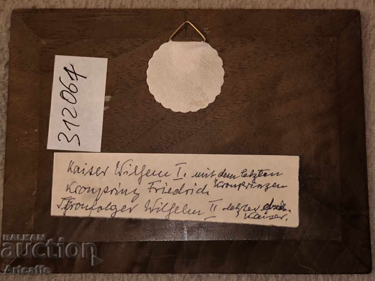 Delivery of Painting of Emperor Wilhelm I with Crown Prince Friedrich