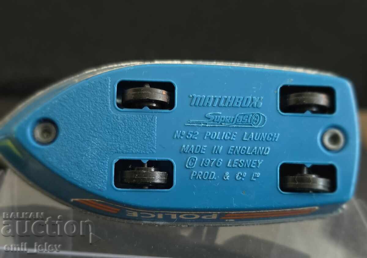 LESNEY MATCHBOX superfast-52B Police Launch 1976-1981 год. - 6