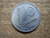 Италия - 10 лири (1956)