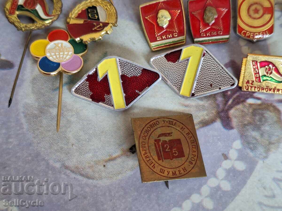 Licitație ✅MICĂ COLECȚIE DE INSIGNE❗