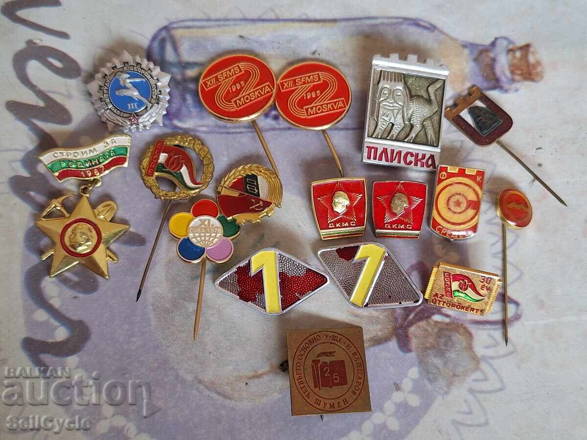 ✅MICĂ COLECȚIE DE INSIGNE❗