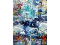 Poza autorului. Picturi în ulei pe pânză.