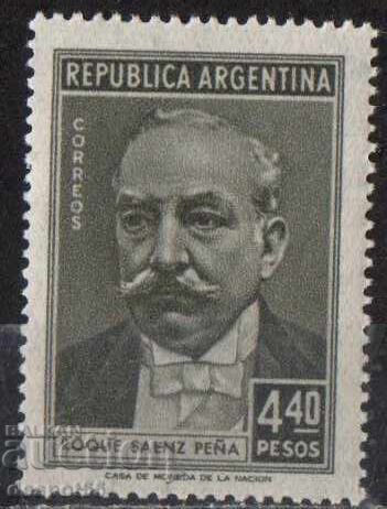 1957. Argentina. Roque Sáenz Peña, om de stat 1957. Argentina. Roque Sáenz Peña, om de stat