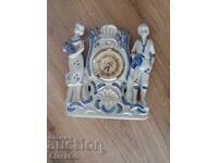 Διακοσμητικό πορσελάνινο ρολόι με φιγούρες (Quartz)