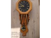 Oak modern clock