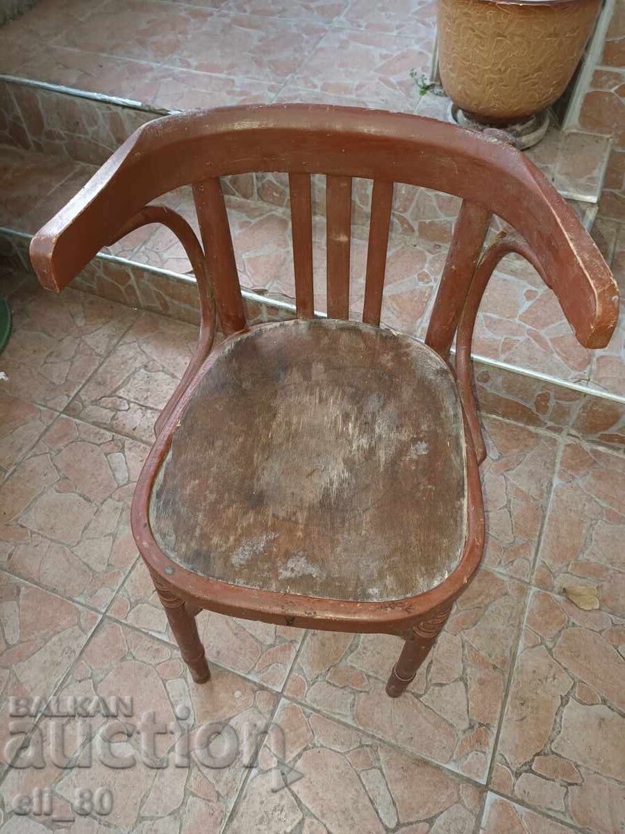Old lodge chair