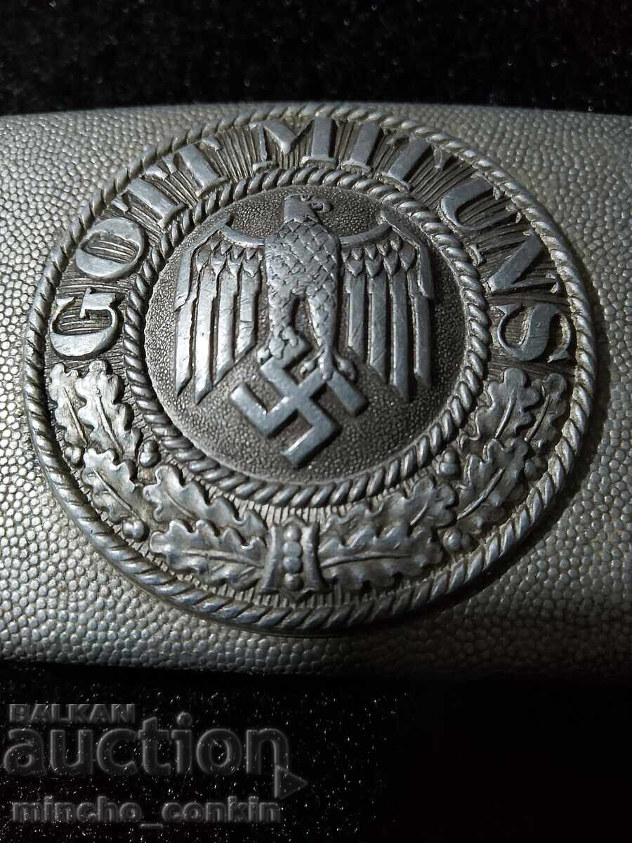 Παραδοσιακή αγκράφα ζώνης Wehrmacht WWII αυθεντική με τιμή € 150.00 | 293.37 BGN