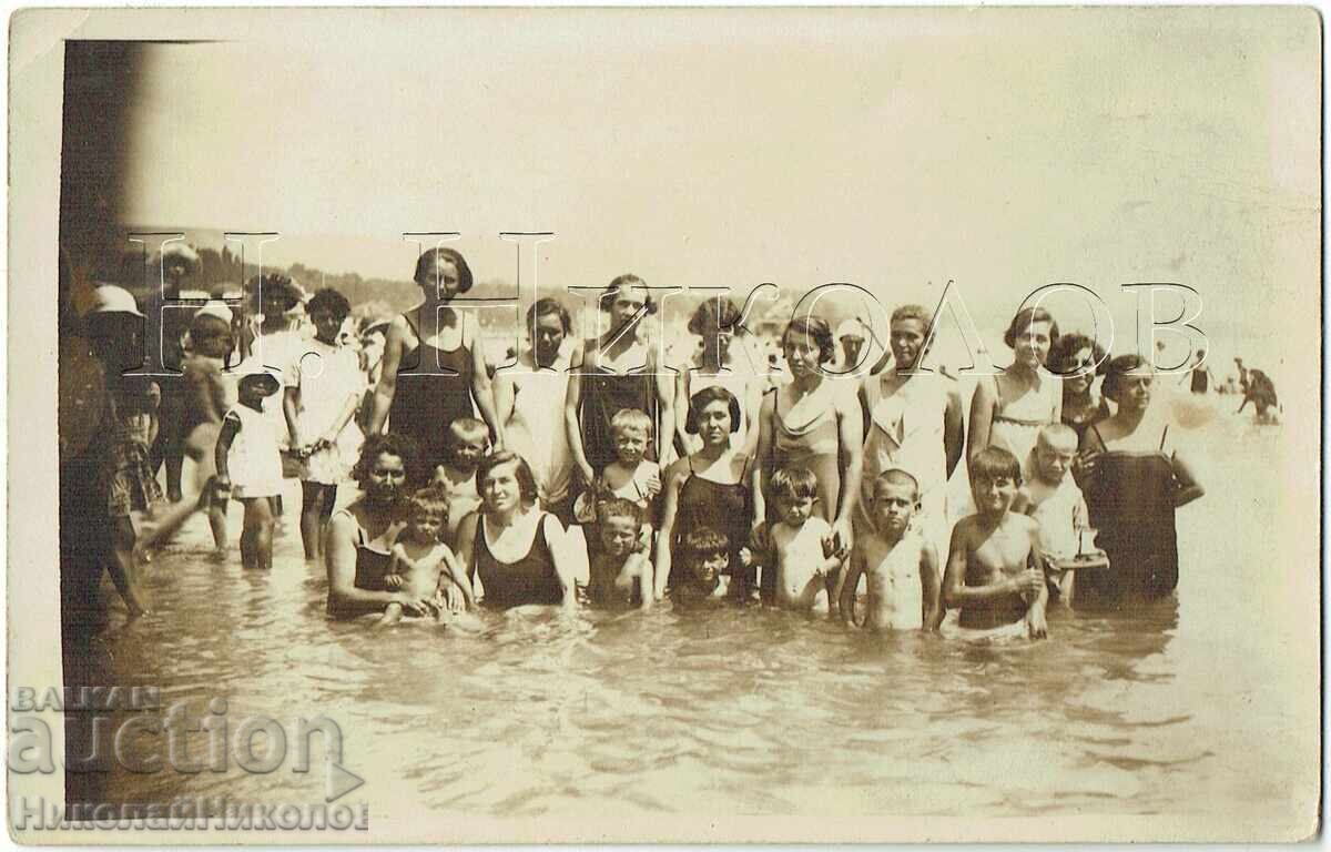 FOTOGRAFIE VECHE VARNA PLAJĂ FOTOGRAFIE GRĂDINA MĂRII E832