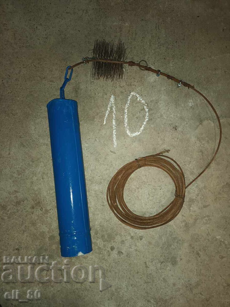 Παράδοση Ολοκαίνουργια συσκευή για ξεβούλωμα και καθαρισμό καμινάδας