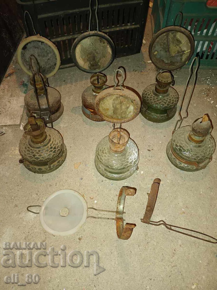 Lămpi vechi cu gaz, 6 bucăți cu preț € 10.00 | 19.56 BGN